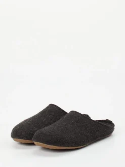 Damen Haflinger – Filzpantoffeln aus Schurwolle Anthrazit