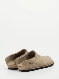 – Filzpantoffeln aus Schurwolle Beige*Haflinger Hot