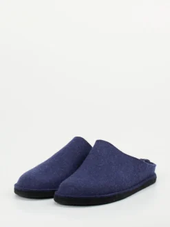 Herren Haflinger – Filzpantoffeln aus Schurwolle marine
