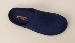 Herren Haflinger – Filzpantoffeln aus Schurwolle marine