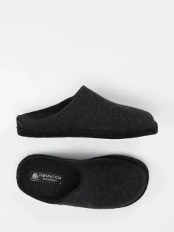 – Filzpantoffeln aus Schurwolle Anthrazit*Haflinger Discount