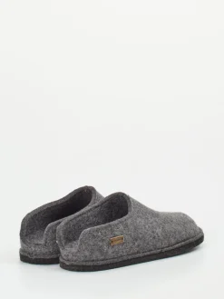Damen Haflinger – Filzpantoffeln aus Wollfilz in Anthrazit