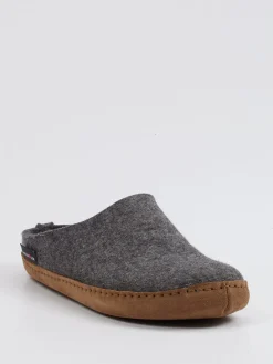 – Filzpantoffeln aus Wollfilz anthrazit*Haflinger Discount