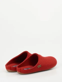 Damen Haflinger – Filzpantoffeln aus Wollfilz tomaten