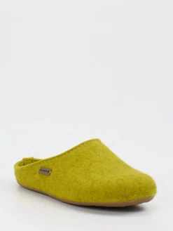 Damen Haflinger – Filzpantoffeln aus Schurwolle senfgelb