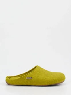 Damen Haflinger – Filzpantoffeln aus Schurwolle senfgelb