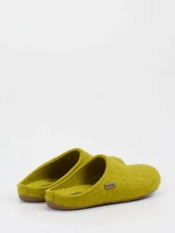 Damen Haflinger – Filzpantoffeln aus Schurwolle senfgelb