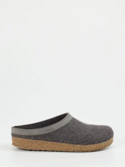 – Pantoffeln aus Wollfilz in Anthrazitgrau*Haflinger