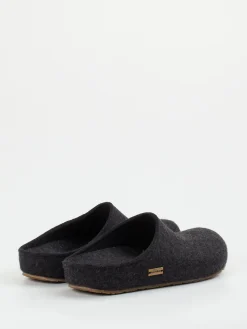 – Pantoffeln aus Wollfilz in Anthrazit*Haflinger Online