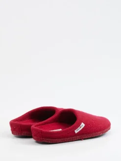 – Pantoffeln aus Wollfilz in Wein*Haflinger