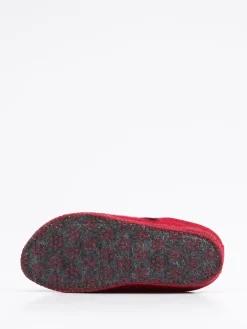 – Pantoffeln aus Wollfilz in Wein*Haflinger