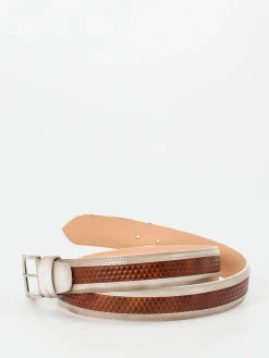 Herren Harris – Breitgürtel aus geprägtem Leder mittel