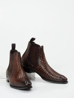 – Chelsea Boots aus Flechtleder in*Harris New