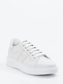 – Low-Top Sneaker aus Kalbleder grau*Harris Outlet