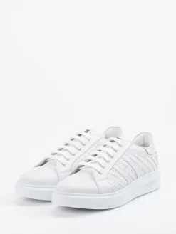 – Low-Top Sneaker aus Kalbleder grau*Harris Outlet