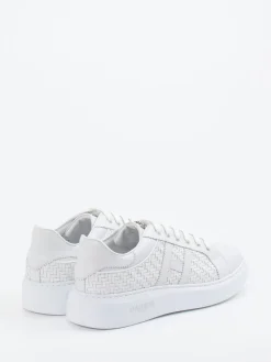 – Low-Top Sneaker aus Kalbleder grau*Harris Outlet