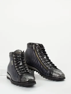 Herren Harris – Schnürboots aus geprägtem Leder