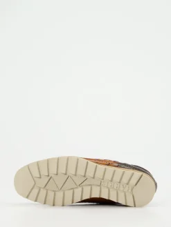 – Schnürboots aus geprägtem Leder cognac*Harris Hot