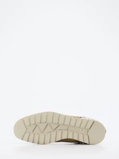 – Sneaker aus Flechtleder mit Schlangenprägung*Harris Sale