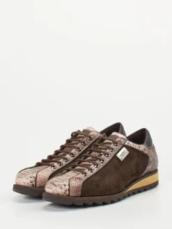 – Sneaker aus geprägtem Leder in*Harris New