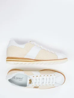 – Sneaker aus geprägtem Leder in*Harris