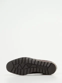 – Sneaker aus geprägtem Leder mit Karo-Details*Harris Discount