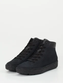 – High-Top Sneaker aus Nubukleder schwarz*Hartjes Online