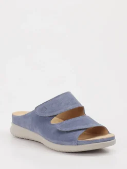 Damen Hartjes – Komfort-Pantoletten aus Veloursleder