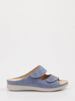 Damen Hartjes – Komfort-Pantoletten aus Veloursleder