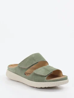 – Komfort-Pantolette aus Veloursleder salbei*Hartjes Hot