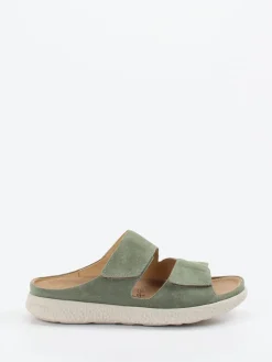 – Komfort-Pantolette aus Veloursleder salbei*Hartjes Hot