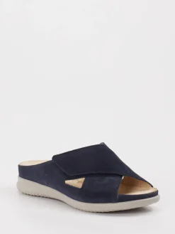 – Komfort-Pantoletten aus Veloursleder Dunkel*Hartjes Online