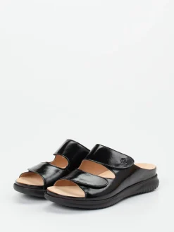 – Komfort-Pantolette aus Lackleder*Hartjes