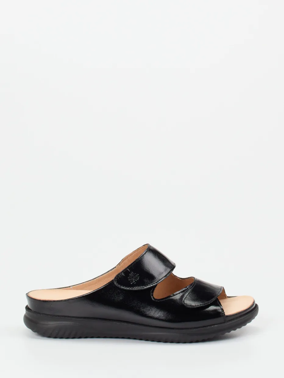 – Komfort-Pantolette aus Lackleder*Hartjes