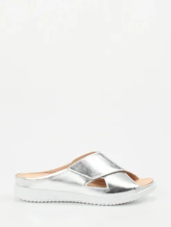 – Komfort-Pantolette aus Metallicleder*Hartjes Outlet