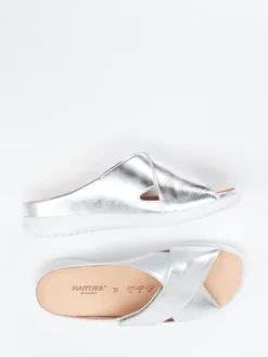 – Komfort-Pantolette aus Metallicleder*Hartjes Outlet