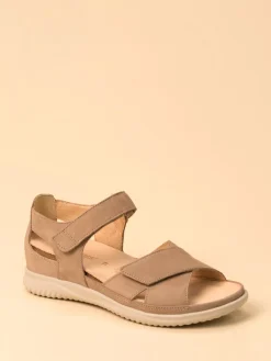 – Komfortsandale aus Nubukleder grau*Hartjes Best