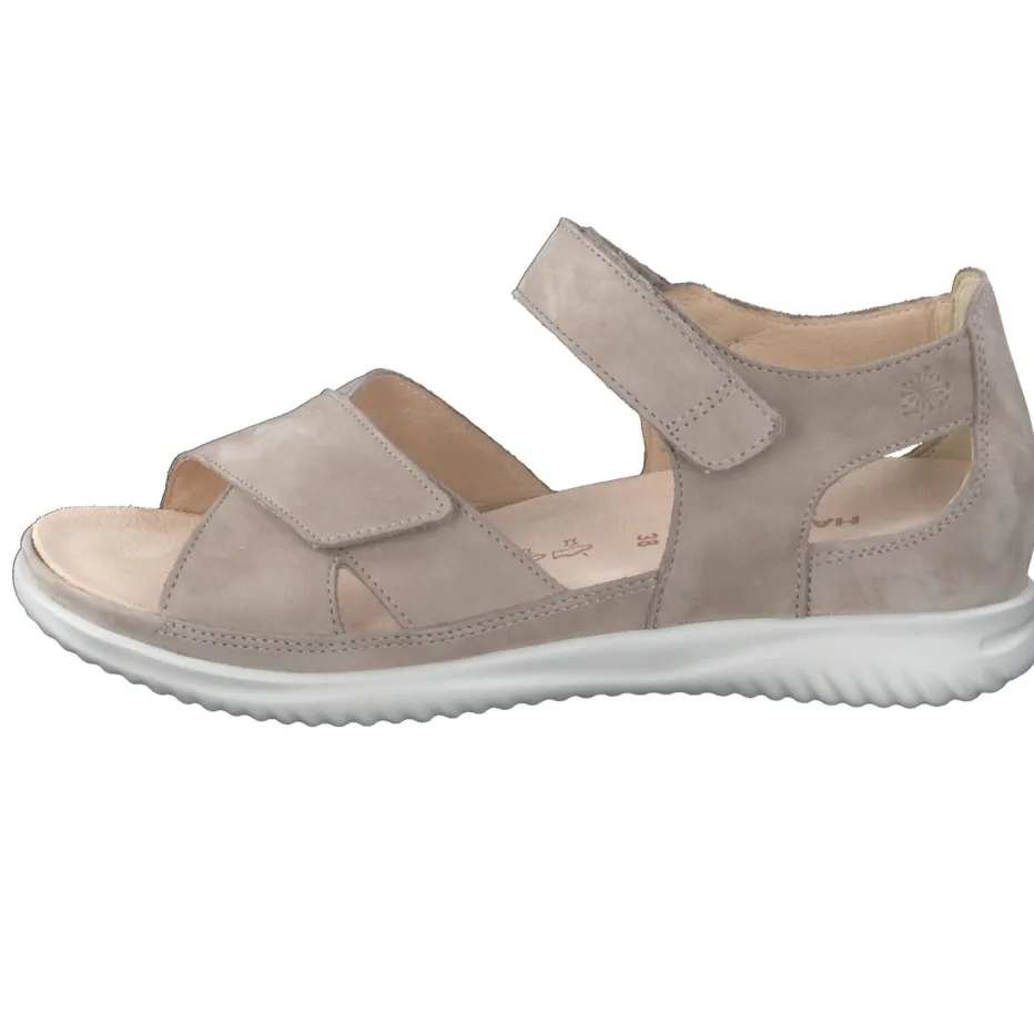 – Komfortsandale aus Nubukleder grau*Hartjes Best