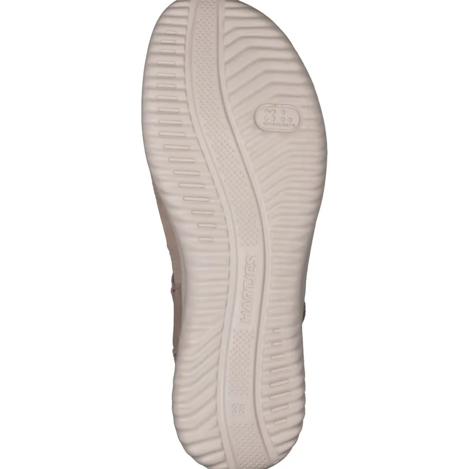 – Komfortsandale aus Nubukleder grau*Hartjes Best