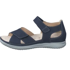 Damen Hartjes – Komfortsandale aus Nubukleder dunkel