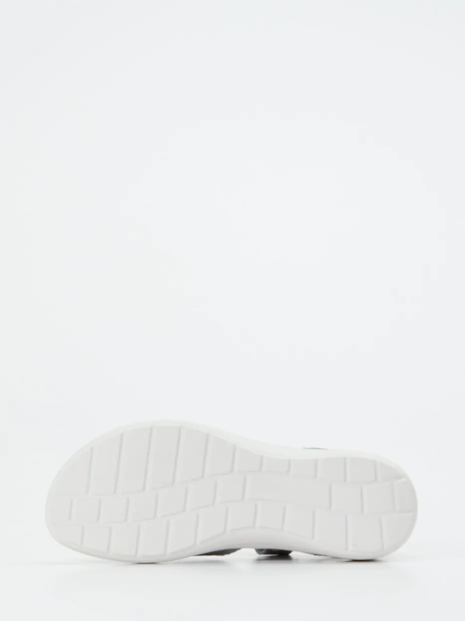 – Komfortsandale aus Veloursleder Hellgrau*Hartjes Discount