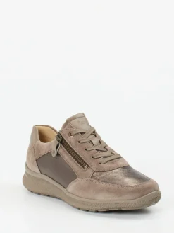 – Komfortsneaker aus Veloursleder Taupe*Hartjes Outlet
