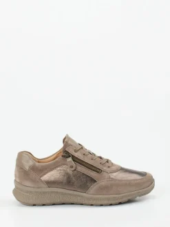 – Komfortsneaker aus Veloursleder Taupe*Hartjes Outlet