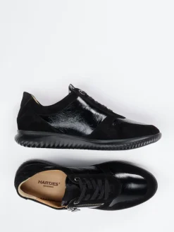 Damen Hartjes – Komfort-Sneaker aus Lackleder