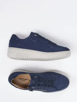 – Komfort-Sneaker aus Nubukleder Marine*Hartjes New