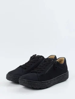 – Komfort-Sneaker aus Nubukleder schwarz*Hartjes Outlet