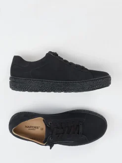 – Komfort-Sneaker aus Nubukleder schwarz*Hartjes Outlet