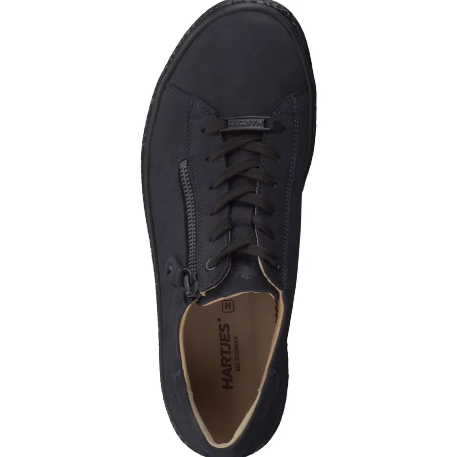 – Komfort-Sneaker aus Nubukleder schwarz*Hartjes Outlet