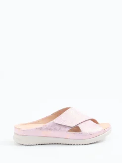 – Pantolette aus geprägtem Leder rosé-metallic*Hartjes Sale