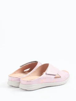 – Pantolette aus geprägtem Leder rosé-metallic*Hartjes Sale